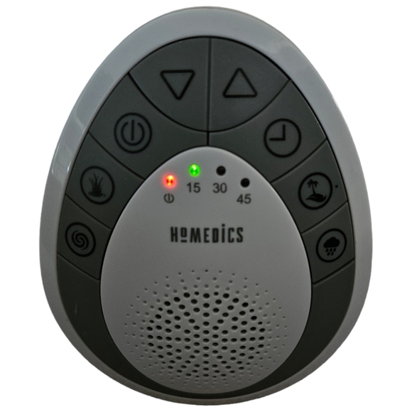 Homedics Sound Spa Mini White Noise Portable Sound Machine W/Timer & Stand - Picture 1 of 8